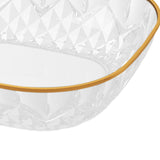 Maxbell Fruit Plate Modern Versatile Food Dish for Reception Graduation Anniversary White