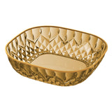 Maxbell Fruit Plate Modern Versatile Food Dish for Reception Graduation Anniversary Gold