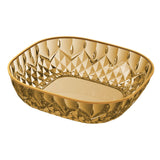 Maxbell Fruit Plate Modern Versatile Food Dish for Reception Graduation Anniversary Gold