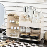 Maxbell Makeup Organizer Multifunctional Cosmetic Display Case for Vanity Dorms Home