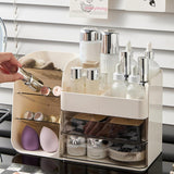 Maxbell Makeup Organizer Multifunctional Cosmetic Display Case for Vanity Dorms Home