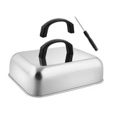 Maxbell Rectangular Basting Cover Cheese Melting Dome for Steaks Barbecue Sandwiches S
