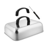 Maxbell Rectangular Basting Cover Cheese Melting Dome for Steaks Barbecue Sandwiches S