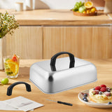 Maxbell Rectangular Basting Cover Cheese Melting Dome for Steaks Barbecue Sandwiches L