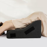 Maxbell Back Pillow Gifts Leg Support and Elevate Pillow for Apartment Dorm Lounging Dark Grey