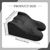 Maxbell Back Pillow Gifts Leg Support and Elevate Pillow for Apartment Dorm Lounging Dark Grey