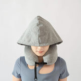 Maxbell Travel Pillow Convenient Storage for Car Airplane Ergonomic Airplane Cushion grey