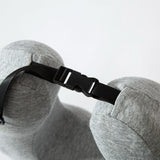 Maxbell Travel Pillow Convenient Storage for Car Airplane Ergonomic Airplane Cushion grey