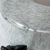 Maxbell Travel Pillow Convenient Storage for Car Airplane Ergonomic Airplane Cushion grey