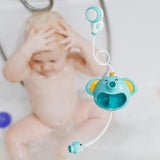 Maxbell Electric Elephant Bath Toy Shower Head with Music for Kids Toddler Accessory
