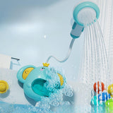 Maxbell Electric Elephant Bath Toy Shower Head with Music for Kids Toddler Accessory