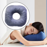 Maxbell Ear Piercing Pillow with Ear Hole for Relaxation wearing Earrings Headphones Gray