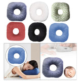 Maxbell Ear Piercing Pillow with Ear Hole for Relaxation wearing Earrings Headphones Gray