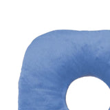 Maxbell Ear Piercing Pillow with Ear Hole for Relaxation wearing Earrings Headphones Blue