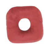 Maxbell Ear Piercing Pillow with Ear Hole for Relaxation wearing Earrings Headphones Red