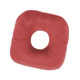 Maxbell Ear Piercing Pillow with Ear Hole for Relaxation wearing Earrings Headphones Red