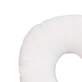 Maxbell Ear Piercing Pillow with Ear Hole for Relaxation wearing Earrings Headphones White