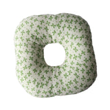 Maxbell Ear Piercing Pillow with Ear Hole for Relaxation wearing Earrings Headphones Leaves