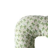 Maxbell Ear Piercing Pillow with Ear Hole for Relaxation wearing Earrings Headphones Leaves