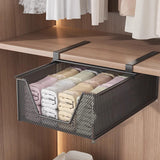 Maxbell Hanging Pullout Drawer Closet Holder Drawer for Laundry Room Kitchen Counter 46cmx22cmx9cm