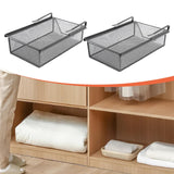Maxbell Hanging Pullout Drawer Closet Holder Drawer for Laundry Room Kitchen Counter 46cmx22cmx9cm
