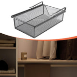 Maxbell Hanging Pullout Drawer Closet Holder Drawer for Laundry Room Kitchen Counter 46cmx22cmx9cm