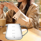 Maxbell Espresso Cup Travel Tea Coffee Cup Bar Restaurant Office Glass Measuring Cup Clear