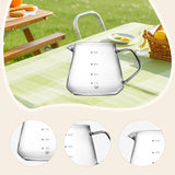 Maxbell Espresso Cup Travel Tea Coffee Cup Bar Restaurant Office Glass Measuring Cup Clear