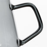 Maxbell Espresso Cup Travel Tea Coffee Cup Bar Restaurant Office Glass Measuring Cup Black