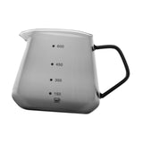 Maxbell Espresso Cup Travel Tea Coffee Cup Bar Restaurant Office Glass Measuring Cup Black