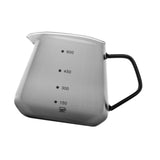 Maxbell Espresso Cup Travel Tea Coffee Cup Bar Restaurant Office Glass Measuring Cup Black