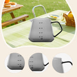 Maxbell Espresso Cup Travel Tea Coffee Cup Bar Restaurant Office Glass Measuring Cup Black