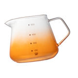 Maxbell Espresso Cup Travel Tea Coffee Cup Bar Restaurant Office Glass Measuring Cup Orange