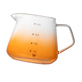 Maxbell Espresso Cup Travel Tea Coffee Cup Bar Restaurant Office Glass Measuring Cup Orange