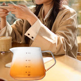 Maxbell Espresso Cup Travel Tea Coffee Cup Bar Restaurant Office Glass Measuring Cup Orange