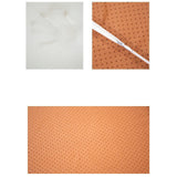 Maxbell Cat Shaped Seat Cushion Zipper Office Chair Cushion for Home Living Room Car Brown White