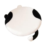 Maxbell Cat Shaped Seat Cushion Zipper Office Chair Cushion for Home Living Room Car Black White