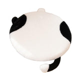Maxbell Cat Shaped Seat Cushion Zipper Office Chair Cushion for Home Living Room Car Black White