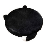 Maxbell Cat Shaped Seat Cushion Zipper Office Chair Cushion for Home Living Room Car Black