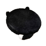 Maxbell Cat Shaped Seat Cushion Zipper Office Chair Cushion for Home Living Room Car Black