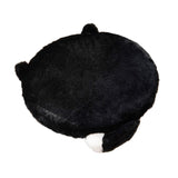 Maxbell Cat Shaped Seat Cushion Zipper Office Chair Cushion for Home Living Room Car Black