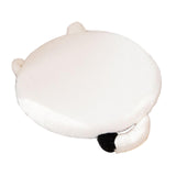 Maxbell Cat Shaped Seat Cushion Zipper Office Chair Cushion for Home Living Room Car White