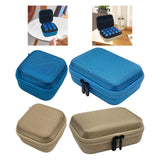 Maxbell Insulin Cooler Travel Case Carrying Case Insulin Vial Organizer Bag for Trip Blue 9 Slot