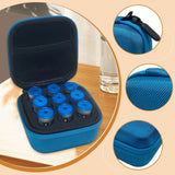 Maxbell Insulin Cooler Travel Case Carrying Case Insulin Vial Organizer Bag for Trip Blue 9 Slot