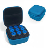 Maxbell Insulin Cooler Travel Case Carrying Case Insulin Vial Organizer Bag for Trip Blue 9 Slot