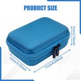 Maxbell Insulin Cooler Travel Case Carrying Case Insulin Vial Organizer Bag for Trip Blue 15 Slot