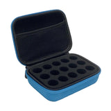 Maxbell Insulin Cooler Travel Case Carrying Case Insulin Vial Organizer Bag for Trip Blue 15 Slot