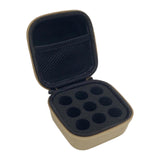 Maxbell Insulin Cooler Travel Case Carrying Case Insulin Vial Organizer Bag for Trip Khaki 9 Slot