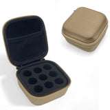 Maxbell Insulin Cooler Travel Case Carrying Case Insulin Vial Organizer Bag for Trip Khaki 9 Slot