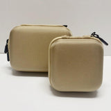 Maxbell Insulin Cooler Travel Case Carrying Case Insulin Vial Organizer Bag for Trip Khaki 9 Slot